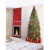 Tapisserie Murale Pendante Art Décoration Sapin de Noël et Cadeaux Imprimés - multicolor W91 X L71 INCH
