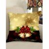 Christmas Bowknot Snowflake Print Decorative Pillowcase - multicolor W18 X L18 INCH
