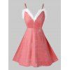 Ensemble de Lingerie de Grande Taille en Fausse Fourrure en Velours - Rose Flamant 5X