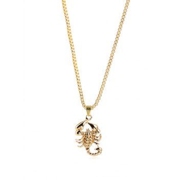 

Scorpion Hip-hop Pendant Necklace, Gold