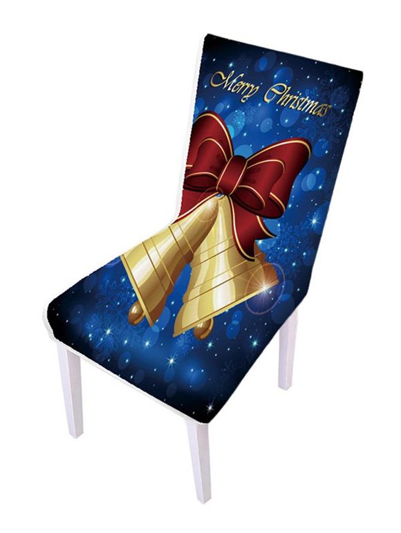 Housse de Chaise Elastique Noël Design - multicolor A 
