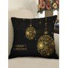 Christmas Snowflake Greeting Theme Decorative Pillowcase - multicolor C 