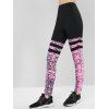 Legging d'Entraînement Serpent Imprimé à Coupe Haute - multicolor A S