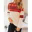 Christmas Graphic Tunic Knitwear - WHITE S