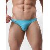 Slip Sexy en Couleur Unie Boucle en Métal - Azur L