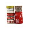 Ruban Décoration de Noël Cadeau 9 Pièces - multicolor A 