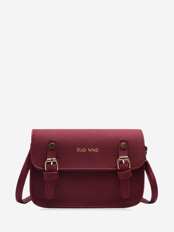 

Casual Messenger Shoulder Bag, Red wine