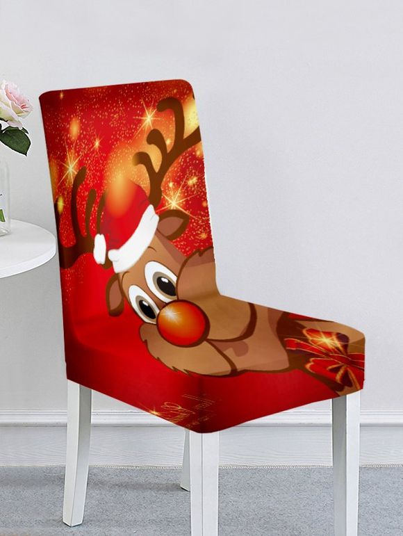 House de Chaise Père Noël Boule et Flocon de Neige Imprimés - multicolor C 