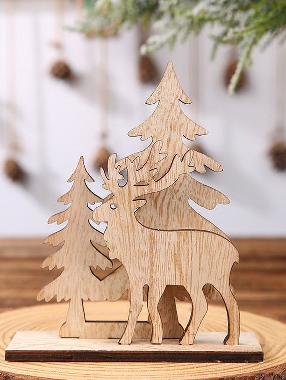 Décorations de Noël en Bois - multicolor B 
