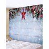 Tapisserie de Noël Motif de Neige - multicolor D W71 X L91 INCH
