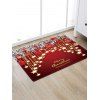 Tapis de Sol Joyeux Noël Motif d'Etoile - multicolor W24 X L35.5 INCH