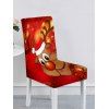 House de Chaise Père Noël Boule et Flocon de Neige Imprimés - multicolor C 