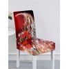 House de Chaise Père Noël Boule et Flocon de Neige Imprimés - multicolor D 