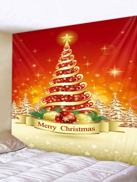 Santa tree tapestry cushions winter christmas 2020 Christmas Tapestry Best Online For Sale | DressLily