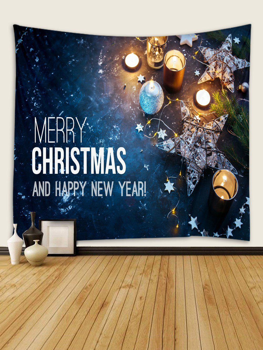 DressLily.com: Photo Gallery - Merry Christmas Star Pattern Tapestry
