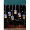 Autocollant Mural Amovible Bonhomme de Neige Globes de Neige de Noël Imprimés - multicolor 45X60CM
