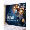 Tapisserie Murale Joyeux Noël Motif d'Etoile - multicolor W71 X L79 INCH