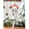 Décoration Joyeux Noël Mouton et Arbre - Rouge 