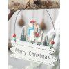 Décoration Pendante Joyeux Noël Mouton et Arbre - multicolor B 