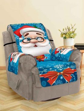 Cartoon Santa Claus Couch Cover