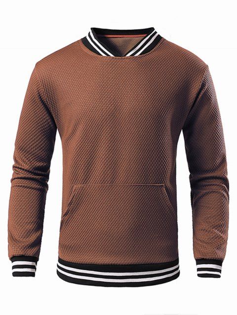 Striped Pattern Casual Sweatshirt