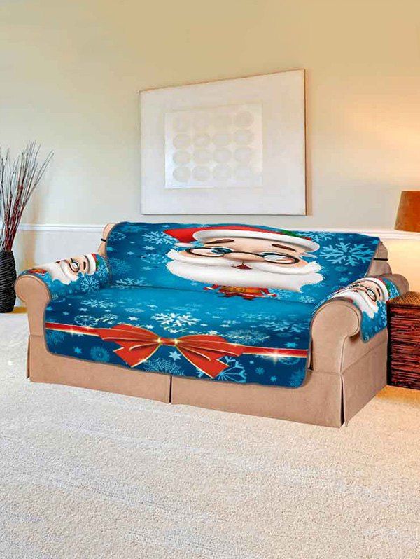 

Cartoon Santa Claus Couch Cover, Multi