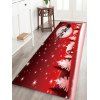 Tapis de Sol Absorption d'Eau Motif Lune et Traîneau de Noël - multicolor W24 X L71 INCH
