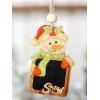 Décoration Pendante Père Noël en Bois - multicolor C 