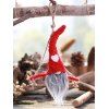 Jouet Pendant de Noël Cœur Sans Visage - Rouge 