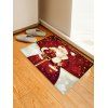 Tapis de Sol Lettre et Père Noël Imprimés - multicolor W24 X L35.5 INCH