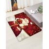 Tapis de Sol Lettre et Père Noël Imprimés - multicolor W47 X L63 INCH