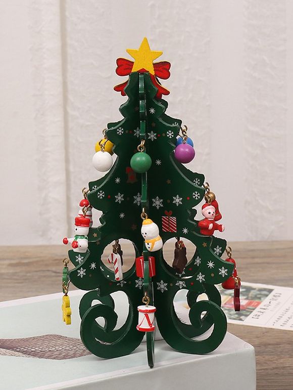 Décorations de Noël bricolage Mini sapin de Noël - Vert Printemps Moyen 