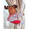 Bouclé Rideau de Décoration de Noël - multicolor C 
