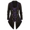Manteau Gothique Vintage à Chaînes Grande-Taille - multicolor A 5X
