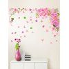 Fleurs et papillons Imprimer mur décoratif Art Autocollants - multicolor 1PC X 20 X 28 INCH( NO FRAME)