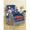 Père Noël Elk Sleigh Motif Couch Couverture - multicolor SINGLE SEAT