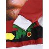 Sweat à Capuche de Noël Muscle Abdominal avec Poche Kangourou à Cordon - multicolor XL