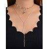 Collier Superposé Etoile Rond - Argent 