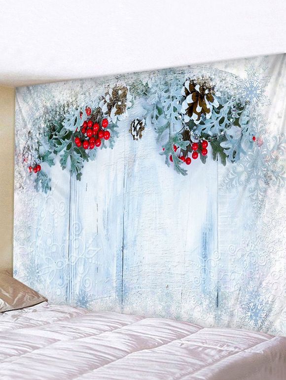 Tapisserie Bois Imprimé - multicolor W91 X L71 INCH