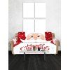 Housse de Canapé Motif de Père Noël - Rouge Vineux TWO SEATS
