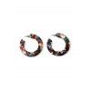 Leopard C Shape Stud Earrings - ACU CAMOUFLAGE 