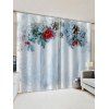 Rideaux de Fenêtre Pin de Noël Imprimé 2 Panneaux - multicolor A W28 X L39 INCH X 2PCS
