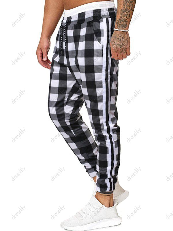 jogger plaid pants