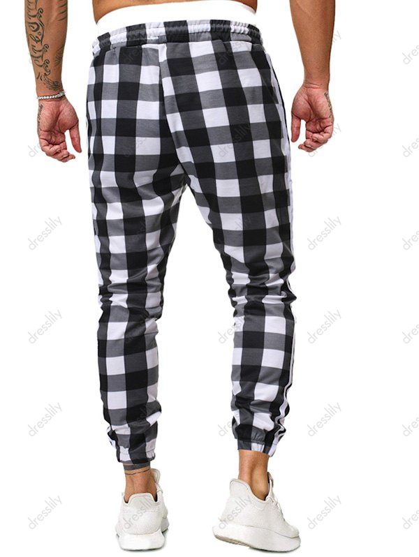 jogger plaid pants