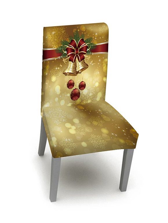 Housse de Chaise Elastique pour Noël Une-Pièce - multicolor W16 X L24 INCH