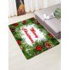 Tapis de Sol Plante Joyeux Noël - multicolor W47 X L63 INCH