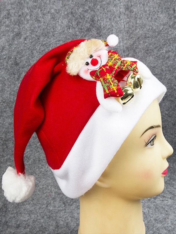 Chapeau de Noël en Forme de Bonhomme de Neige Élan Dessin Animé - multicolor B 