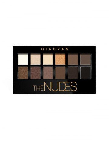 12 Colors Foggy Waterproof Eyeshadow Palette