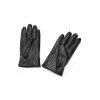 Gants d'Hiver Imperméable en Laine en Cuir - Noir REGULAR