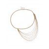 Brief Metal Multilayered Waist Chain - GOLD 